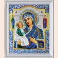 Набор для вышивания бисером КАРТИНЫ БИСЕРОМ "Икона Богородицы "Иерусалимская" 